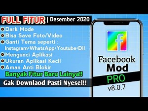 Download Facebook Mod terbaru 2020 | Tampilan dan fitur banyak | mediafire