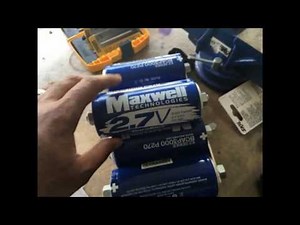 Replacing my Car Battery with 6 Maxwell 2.7v 3000F UltraCapacitors