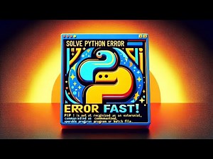 'pip' is not recognized as an internal or external command, operable program or batch file