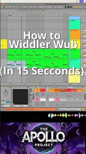 How to Make a Widdler Wub in 15 Seconds [Wonk-Deep Dub-140] (Ableton + Serum)