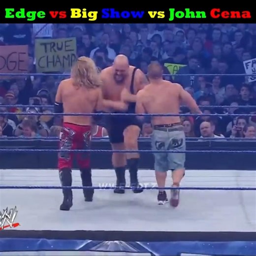 EDGE vs Big Show vs John Cena #wwe #wwf #shorts #phonk #funk #skull #johncena #bigshow #edgewwe