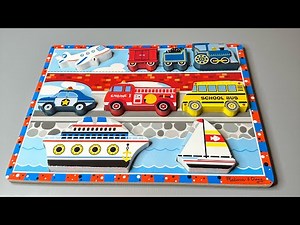 Melissa and Doug Sound Puzzle (Vehicles)