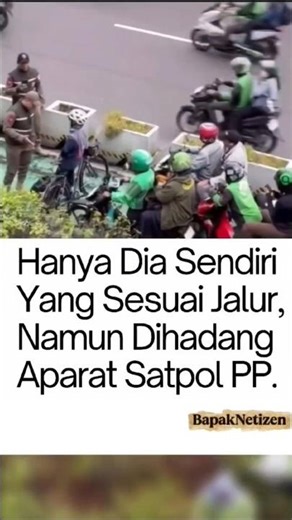 Aparatnya malah bantu warga ga taat aturan 🫠