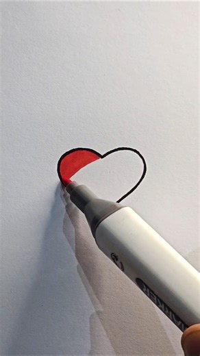 Heart coloring❤️ #DrawingTutorial#HowToDraw#LearnToDraw#DrawingForBeginners#EasyDrawing #art