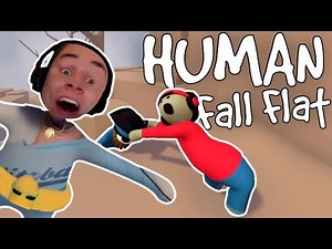 I BECAME A HUMAN FALL FLAT CHARACTER! | Multiplayer Human Fall Flat Gameplay
