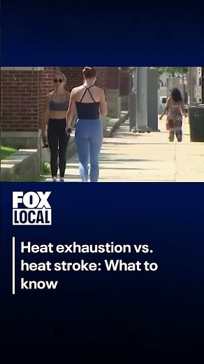 Heat exhaustion vs heat stroke