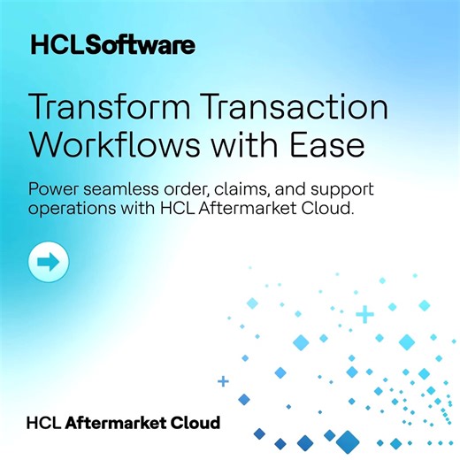 Your aftermarket desk deserves more than disconnected tools and manual workarounds. With HCL Aftermarket Cloud for transaction processing, you can accelerate your team's handling of orders, claims, support requests and workforce tracking—all in one intelligent platform. Make every transaction a driver of efficiency and customer satisfaction. Learn more about HCL Aftermarket Cloud for transaction processing: https://hclsw.co/tt4cud #HCLAftermarketCloud #TransactionProcessing #OrderManagement #Fue