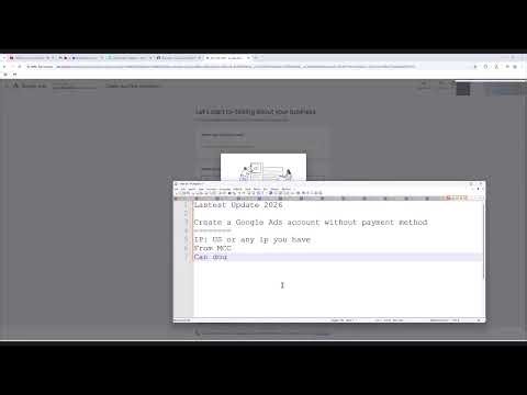 Create Ads ID from MCC 2026 | Google Ads Lastest Update 2026