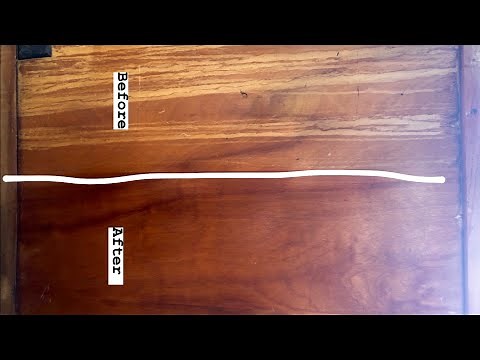 Using Howards Restore-A-Finish & Old English to Restore the Wood | 1953 Spartan Spartanette