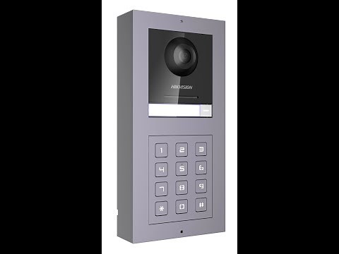 HikVision IP Video Intercom- How to Setup Door Unlock Password and opening the door with keypad