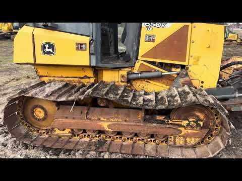 2012 John Deere 650K LGP Dozer w/ 6 Way Blade