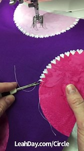 How to handles thread breaks while decorative stitching! The biggest key is resetting your machine to begin on the first stitch of the decorative stitch pattern. The machine in this video is a Janome Horizon 8200 - awesome machine with a few hundred decorative stitches! The quilt is the Whirligig Baby quilt and you can find the tutorial at https://LeahDay.com/Whirligig | Leah Day Quilting