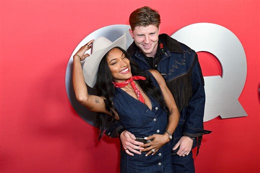 In Pictures: Tara Davis-Woodhall and husband Hunter steal the spotlight in the GQ Men of the Year 2024 issue