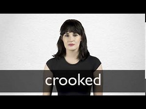 How to pronounce CROOKED in British English