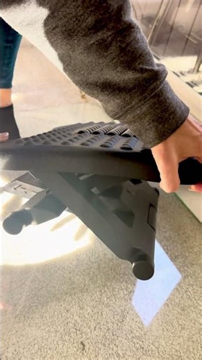 Mount It! Ergonomic Under Desk Footrest | Massaging Foot Support V