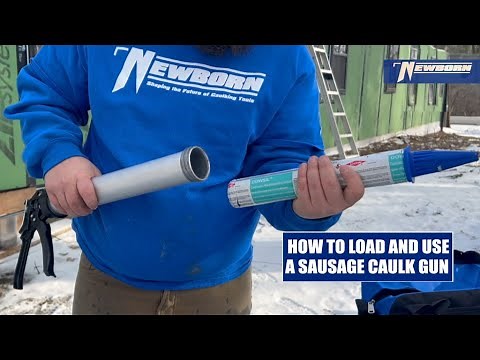 How to Load and Use a Sausage Caulk Gun
