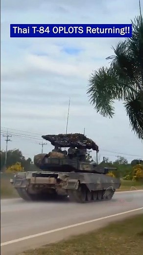 Thai Army T-84 Tanks Return from the Battlefield | Close Look at Anti-Drone Visors