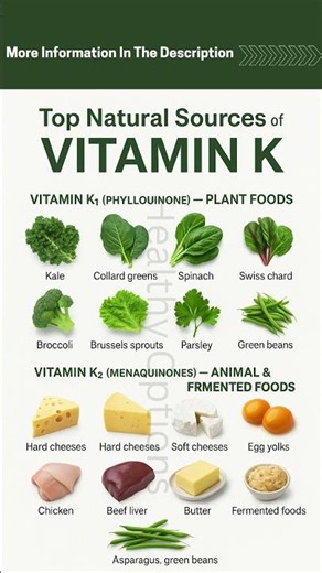 Best Vitamin K Foods for Bone & Heart Health 🥬