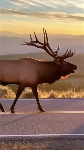 Listen to the sounds of a wild elk (AI)