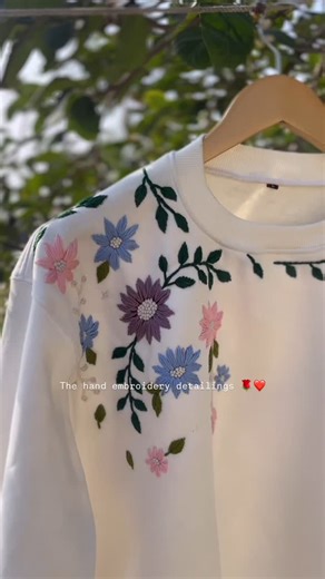 Mansi Chaudhary || Veethreads || Fashion on Instagram: "Hand embroidery isn’t just about stitches—it’s about patience, passion, and creating something truly unique. 🧵✨ Every thread woven into fabric carries a story, turning simple garments into wearable art. Watch this piece come to life, one stitch at a time! 💖 Tag someone who appreciates handmade beauty! 💫 #handembroidery #embroideryart #slowfashion #madewithlove #threadart"