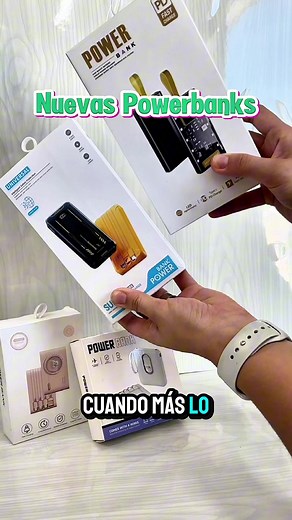 En China City ya llegaron las nuevas powerbanks: compactas, potentes y con diseños modernos⚡📱 #ChinaCity #Powerbanks #SiempreConectado #CargaRápida #TecnologíaParaTi