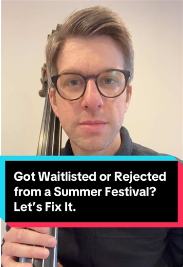 Many double bassists are posting their summer festival audition results right now. Some got accepted. Many got waitlisted or rejected. If that’s you, I know how that feels. You put in the hours. You prepared the excerpts. And the result doesn’t match the effort. After: • 4 years subbing with professional orchestras around Boston • studying with 20 major symphony players (including Big 5) • coaching students internationally I’ve noticed very clear patterns behind audition results. Often the diffe
