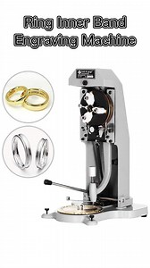 Jewelry Making Equipment Ring Engraver for Rings Standard Letter Block Stamper Double Sided Dial Inside Ring Engraving Machine