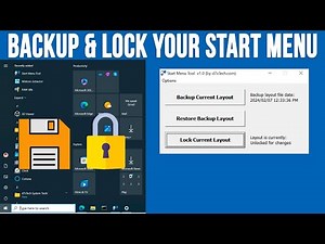 How to Backup, Restore and Lock your Windows 10 Start Menu Configuration