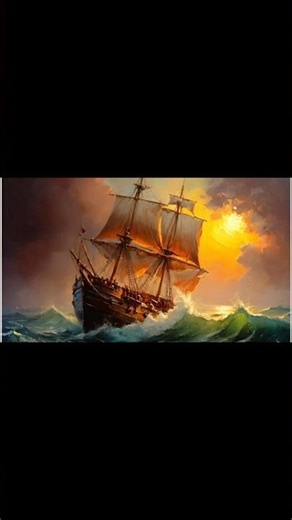 🚢 Can You Paint This Epic Ocean Scene? #huyacrylicpainting #acrylicscenery #art