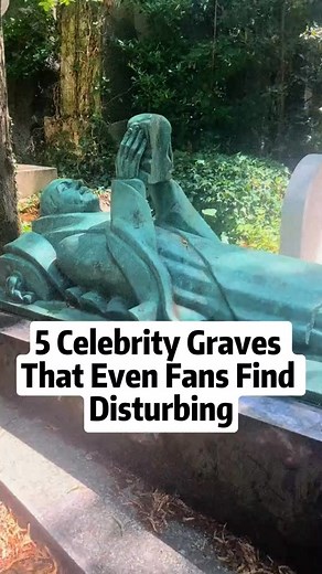 5 Celebrity Graves That even fans find disturbing #celebrity #foryoupage #fyp | Celeb Files01
