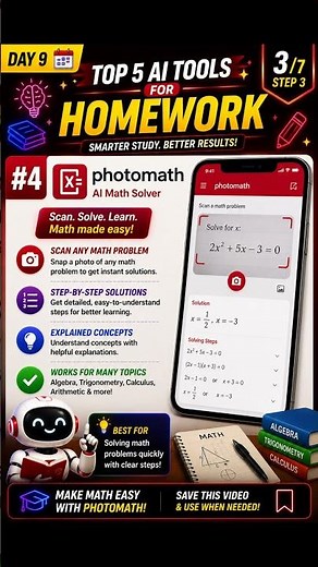 Best AI Tools for Homework Every Student Should Try 📚🤖
