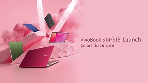 Catch the highlight video of our VivoBook S14/S15 Malaysia Launch! Retail price: Starting from RM3,199 Main Features: ✅ Ultra thin 18mm & light 1.8kg (14" weight 1.4kg) ✅ Four-sided NanoEdge display ✅ ErgoLift hinge ✅ Five striking colors: Punk Pink, Moss Green, Cobalt Blue, Gun Metal, Transparent Silver (14" only available on Gun Metal & Transparent Silver) Spec: ✅ Up to Intel® Core™ i7-8565U processor ✅ Window 10 Home ✅ Four-sided NanoEdge display (Full HD) ✅ 512GB M.2 NVME PCIe SSD ✅ 32GB M.2