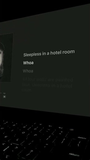 song: Sleepless In A Hotel Room - Luke Combs