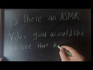 ASMR Chalkboard blackboard No Talking (fall asleep)