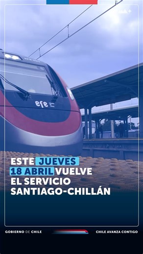 56K views · 11 reactions | ¡Regresa el servicio Santiago-Chillán y lo hace a bordo del tren más rápido y moderno de Sudamérica!  Más de dos millones de personas se verán beneficiadas con este tren rápido que pone a Chillán a la vanguardia en materia ferroviaria en Latinoamérica. Planifica tu viaje y compra tus tickets en www.efe.cl  #TrenesParaChile | Ministerio de Transportes y Telecomunicaciones | Facebook