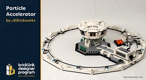 A LEGO particle accelerator brings a touch of science to the BrickLink Designer Program