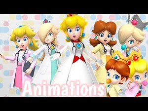 ❤️all peach, Daisy and Rosalina animations❤️