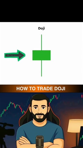 TRADING CHAPTER on Instagram: "Doji candle stick pattern"