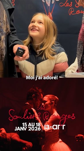 "On en a pris plein les yeux" ⭐️ On a déjà hâte de vous retrouver au théâtre @le13emeart !!  15 au 18 janvier 2026  Billetterie ouverte : https://indigo-productions.fr/agenda/liste/?tribe_eventcategory%5B0%5D=31 | Les Souliers Rouges - le Spectacle | Facebook