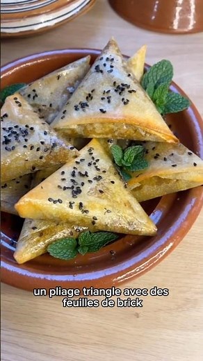 Technique for making a triangle fold with brick sheets