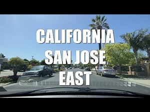 Driving Tour California San Jose East Numerous Neighborhoods in Alum Rock and Evergreen District