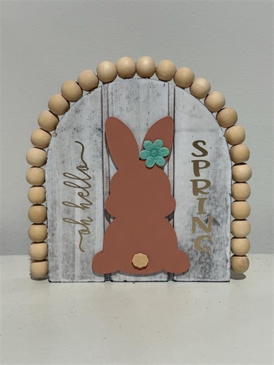 Oh Hello Spring Bunny Sign| Farmhouse Decor - Etsy