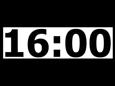 16 Minute Countdown Timer with Alarm