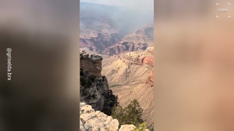 Sad Footage Shows Fire Raging Through Grand Canyon