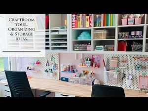 ⭐️ New Craft Room Tour | IKEA Storaging & organization ideas. ⭐️