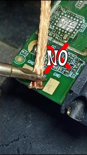 How to Use solder Wick #technology #repair #vairal