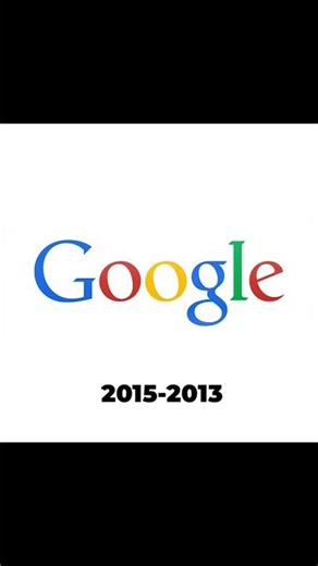 EVOLUTION GOOGLE LOGO 2026-1997 | #short