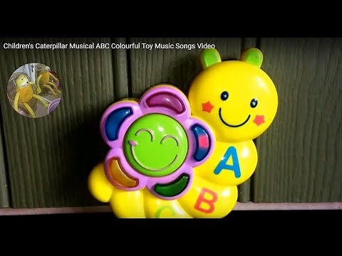 Children's Caterpillar Musical ABC Colourful Toy Music Songs Video