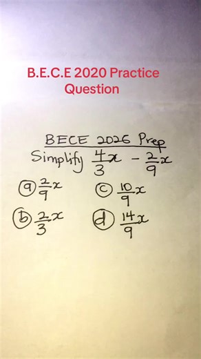 BECE 2026 Practice Questions for Effective Exam Prep