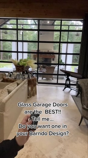 Stunning Glass Garage Doors for Your Barndominium Design